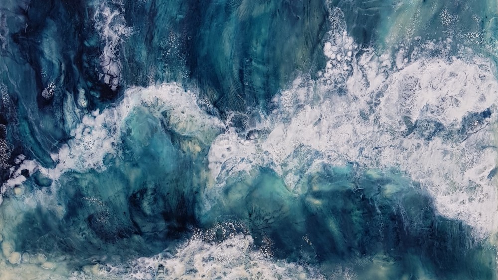 Detail of Roar of the surf by Marijke Gilchrist